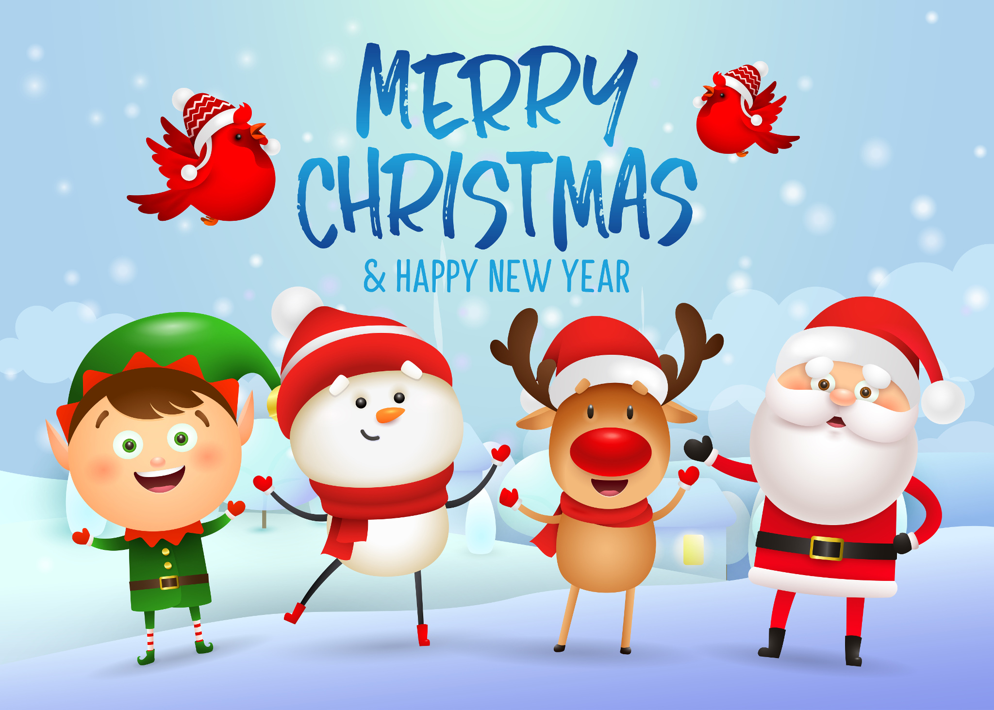 Merry Christmas 2019 And Happy New Year 2020