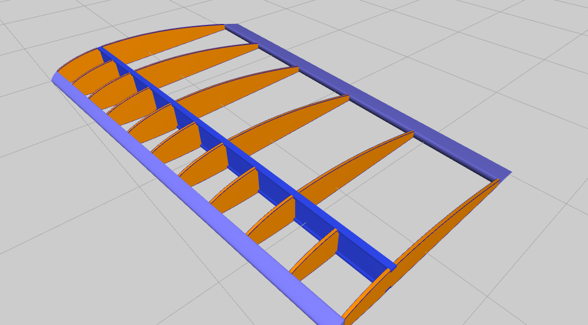 Halbrippenschneider (neue Holmtype) Half ribs